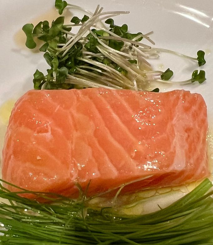 ネギサーモン　（他の方は買えません！！） サーモンと芽ネギのカルパッチョ by HACK 【クックパッド】 簡単