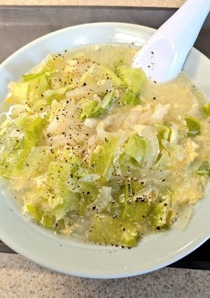【簡単】野菜甘味たっぷり玉子温うどん-レシピのメイン写真