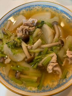 カブと白菜豚肉の生姜スープ-レシピのメイン写真