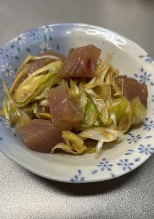 マグロの長ネギ和え-レシピのメイン写真