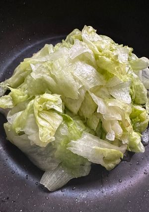★混ぜて揉むだけ★レタスの酢揉み-レシピのメイン写真