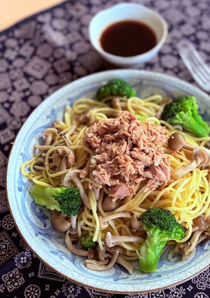 ぱく増し！ツナとしめじの和風パスタ-レシピのメイン写真
