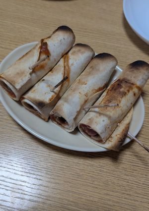 ソーセージのチーズトルティーヤ巻き-レシピのメイン写真