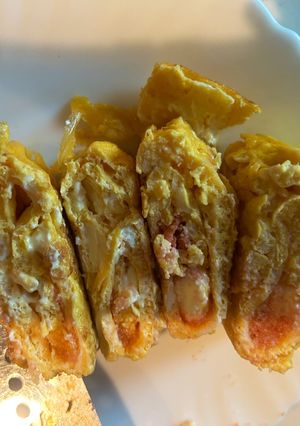 明太子チーズ入り卵焼き-レシピのメイン写真