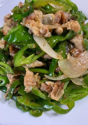 万願寺で青椒肉絲(お弁当)-レシピのメイン写真