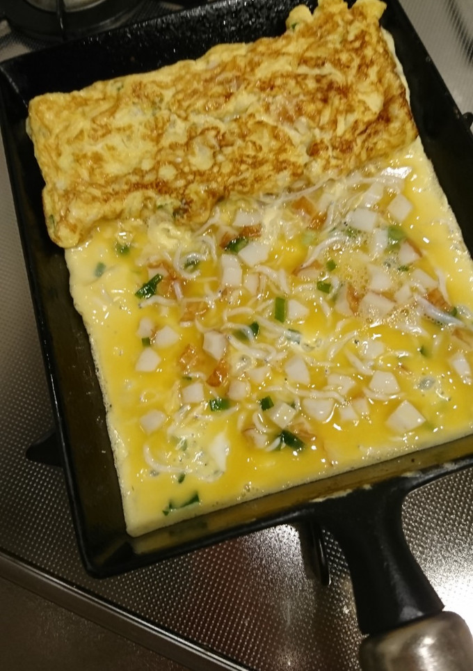 竹輪としらすの卵焼き-レシピのメイン写真