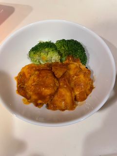 鶏むねピカタのBBQソース煮-レシピのメイン写真