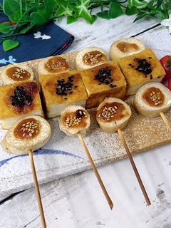 トースターで♪厚揚げとエリンギの串焼き-レシピのメイン写真