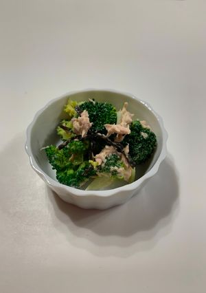 ブロッコリーと塩昆布のツナごま油和え★-レシピのメイン写真