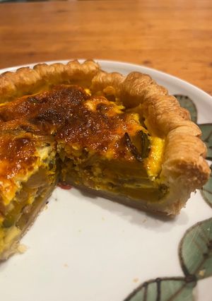 カボチャとしめじのキッシュ-レシピのメイン写真