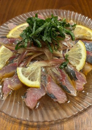 鯵の和風薬味カルパッチョ-レシピのメイン写真