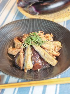なすと鶏肉のポン酢バター炒め-レシピのメイン写真