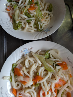 簡単★作り置きの野菜炒めで焼きうどん-レシピのメイン写真