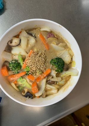 お一人様オイ味噌味根菜たっぷり野菜炒め-レシピのメイン写真