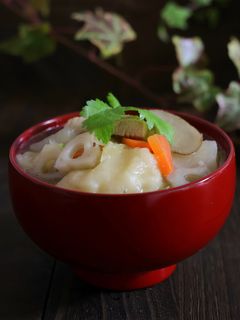 ほっこり♪すいとん☆中力粉と片栗粉-レシピのメイン写真