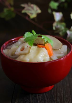 ほっこり♪すいとん☆中力粉と片栗粉-レシピのメイン写真