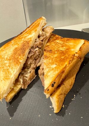 プルコギホットサンド-レシピのメイン写真