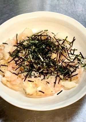 ズボラなのに居酒屋級。長芋の明太バター-レシピのメイン写真