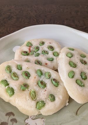 豆腐と米粉のパン(枝豆チーズ)-レシピのメイン写真