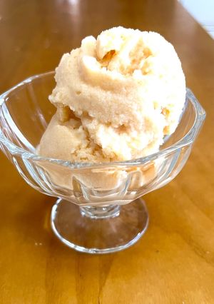 生クリームなし簡単な卵入りバニラアイス♪-レシピのメイン写真