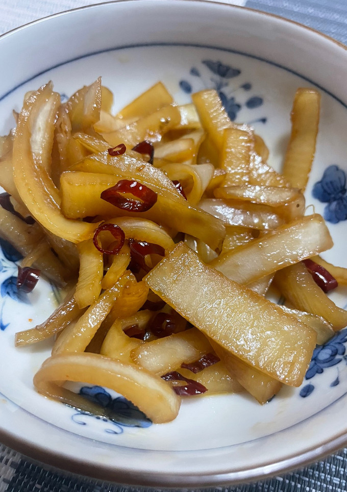 大根の皮　きんぴら　辛　炒め-レシピのメイン写真