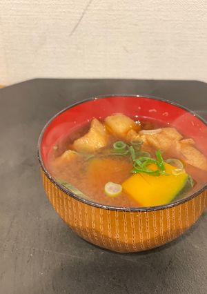 実りの赤味噌汁-レシピのメイン写真