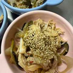 รูปของ ピリ辛無限よだれ鶏＆よだれ茄子