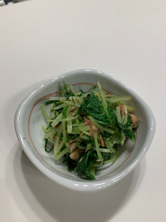 水菜とツナの醤油和え★-レシピのメイン写真