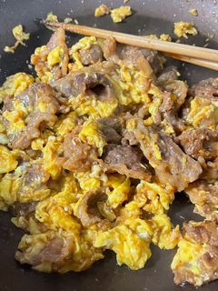 牛肉の卵炒め-レシピのメイン写真
