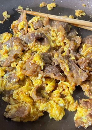 牛肉の卵炒め-レシピのメイン写真
