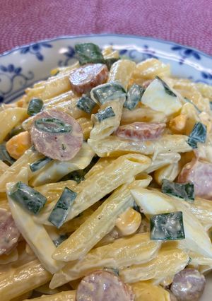 有り合わせの材料で主食のマカロニサラダ-レシピのメイン写真