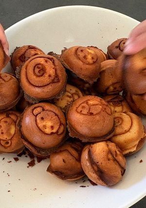 中はしっとり外はカリッ♪ベビーカステラ-レシピのメイン写真