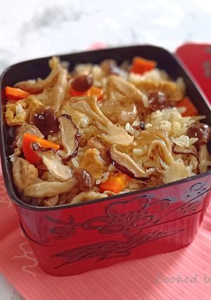 蒸し器で作る【五目おこわ】基本-レシピのメイン写真