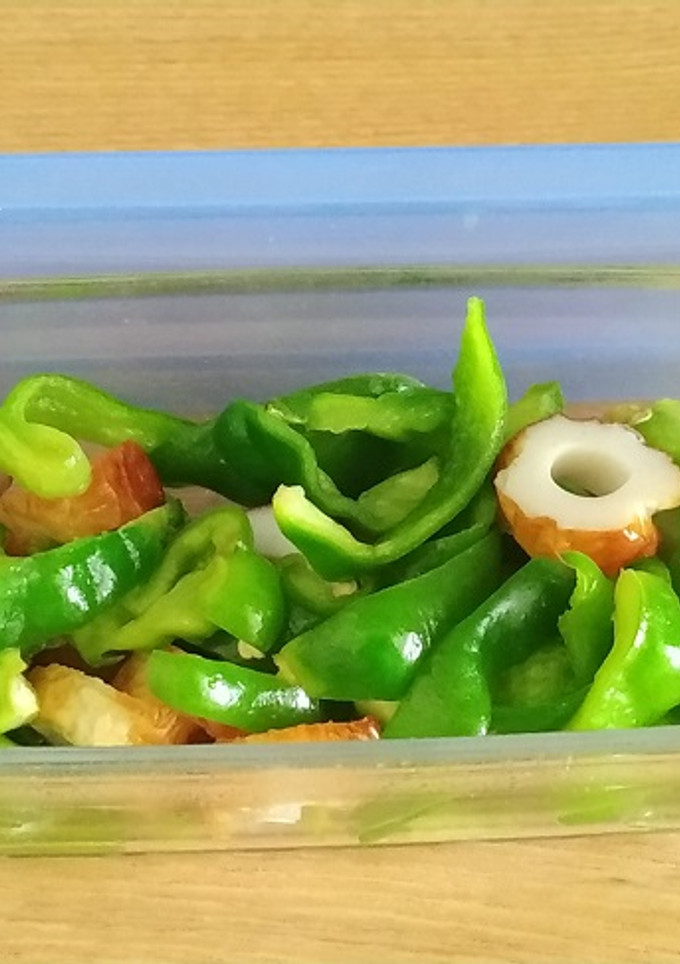ピーマンとちくわの和え物-レシピのメイン写真