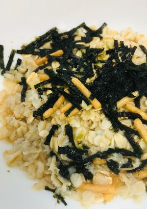 オートミール＆お茶漬け海苔-レシピのメイン写真