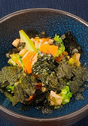 マグロ缶と野菜の海苔和え-レシピのメイン写真