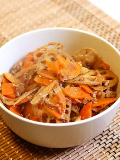 鶏そぼろのきんぴらレンコン-レシピのメイン写真