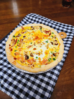 キノコとグリーンピースのキッシュ-レシピのメイン写真