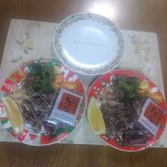 รูปของ 薬味たっぷりの鰹のたたき