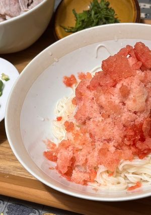冷凍トマトそうめん-レシピのメイン写真