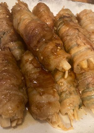 大根の皮、豚バラ巻き-レシピのメイン写真