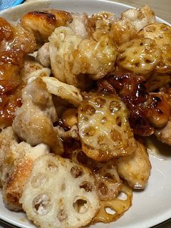 蓮根の甘酢炒め-レシピのメイン写真