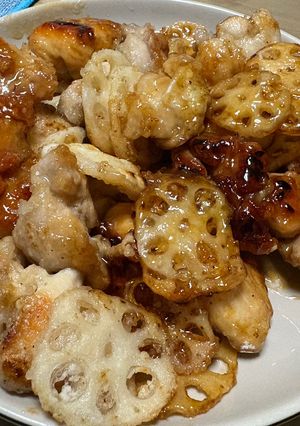 蓮根の甘酢炒め-レシピのメイン写真