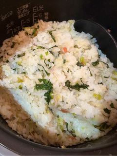 青菜とじゃこと梅の混ぜご飯-レシピのメイン写真