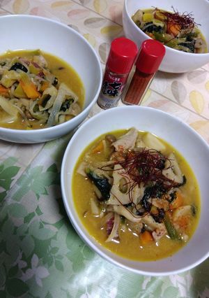 夜に炊飯器セットするダケ→朝らく楽とん汁-レシピのメイン写真