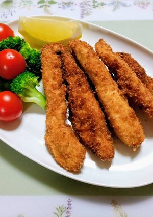 簡単今夜のおかず夕飯味しみささみフライ肉料理主菜-レシピのメイン写真
