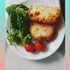 รูปของ 大和芋とツナのフワフワ揚げ♥