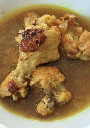 鶏手羽元のスープカレー☆圧力鍋(電気)-レシピのメイン写真