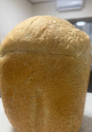 HBで食パン〜黒ゴマきなこ入り　-レシピのメイン写真