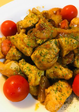 鶏肉と野菜の合わせソース炒め-レシピのメイン写真